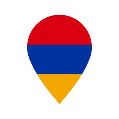 Armenia flag location icon