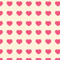 seamless pattern with hearts