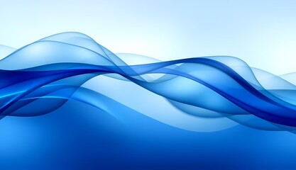 abstract blue wave background