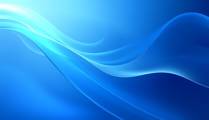 Obraz premium abstract blue wave background