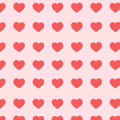 seamless background with hearts