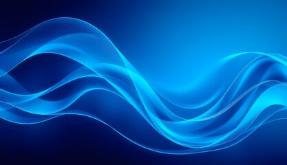 Fototapeta premium abstract blue wave background
