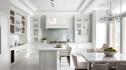 Modern White Kitchen Interior Design