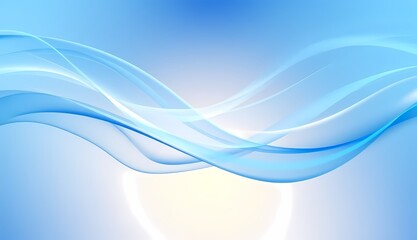 Fototapeta premium abstract blue wave background