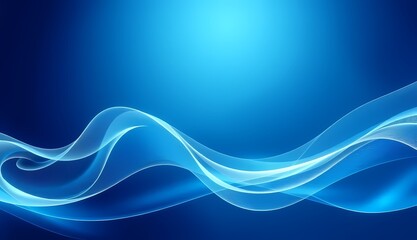 Obraz premium abstract blue wave background