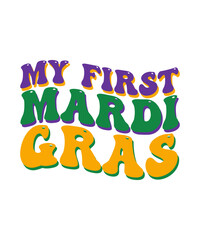 Fototapeta premium Mardi Gras SVG Bundle, Mardi Gras Svg Bundle, Fat Tuesday Carnival Svg, Mardi Gras Shirt Svg, Silhouette Cricut,Mardi Gras Cut Download file