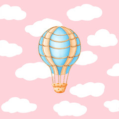 Obraz premium hot air balloon in sky