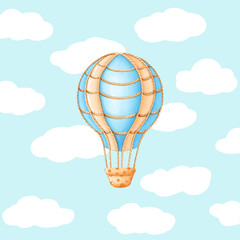 Obraz premium hot air balloon in sky