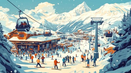 Skiing in the French Alps: A Winter Wonderland