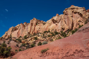 utah landscape at burr trail