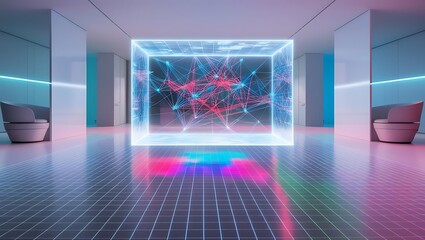 Abstract technology  big data background concept.