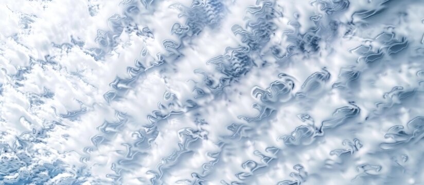 Altocumulus Stratiformis Undulatus Beautiful Wavy White Clouds