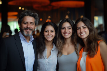 Fototapeta premium Family At Graduation