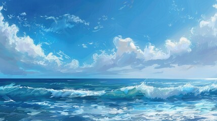 Fototapeta premium Background Sea View