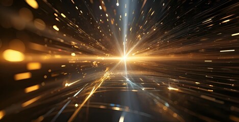 background and radiant light rays shining,  created by ai generated