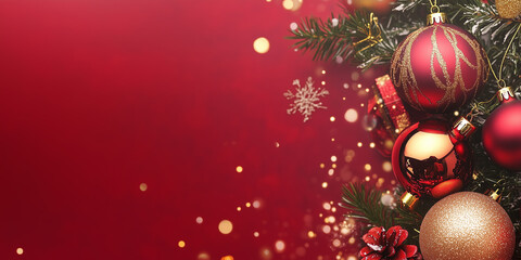 Christmas background with Copy Space