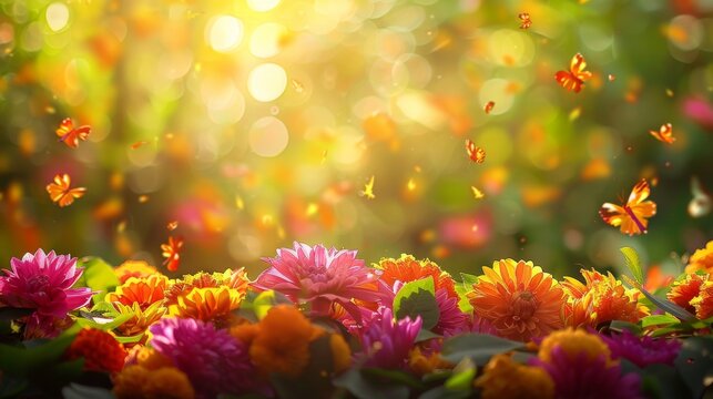 Minimalist Background for Bathukamma Celebration: A Colorful Floral Festival of Telangana Culture
