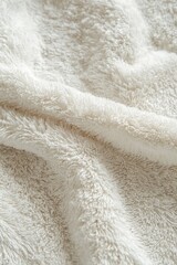 Closeup of soft fluffy towel for background 