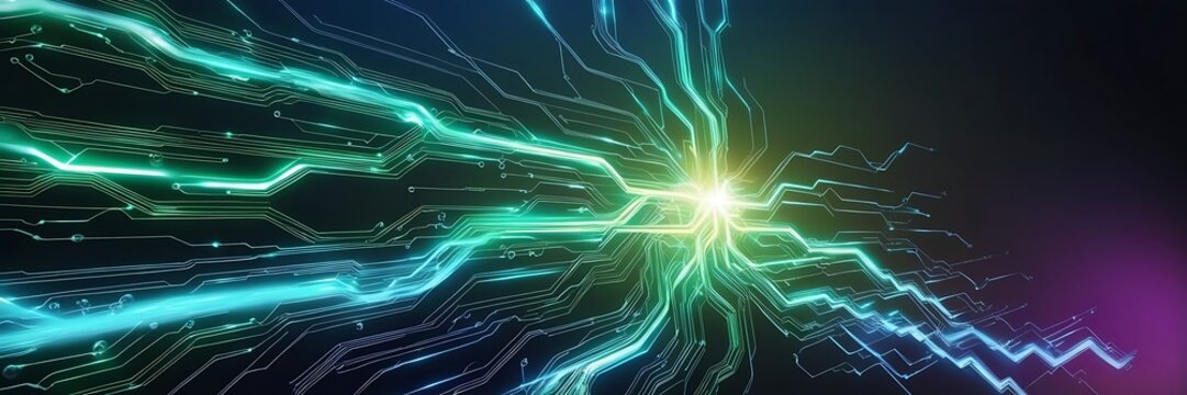 3D animation visualizing cloud computing technology