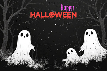 Editable file for a backdrop image with a Halloween theme 