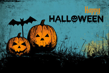 Editable file for a backdrop image with a Halloween theme 