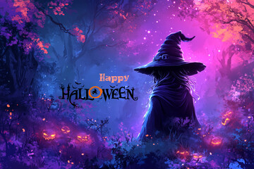 Editable file for a backdrop image with a Halloween theme 
