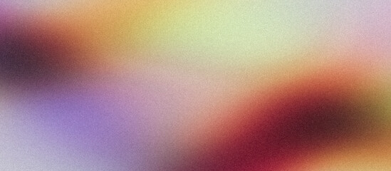Vibrant grainy red orange green color gradient long backdrop design background, vibrant poster noise texture banner, cover header backdrop design