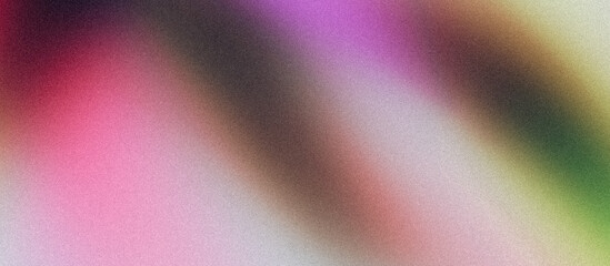 Vibrant grainy pink magenta green color gradient long backdrop design background, vibrant poster noise texture banner, cover header backdrop design