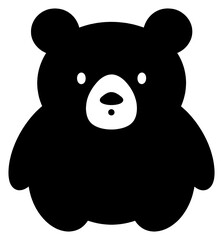 Naklejka premium PNG Hamster icon silhouette mammal black.