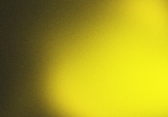 Grainy black yellow golden gradient background with blazing yellow  light and noise texture effect banner