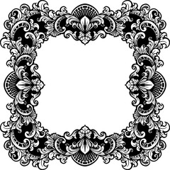 luxury ornamental classic vector engraved frame