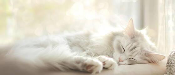 Obraz premium Ragamuffin Fluffy And Sweet With Gentle Pastels And A Touch Of Elegance