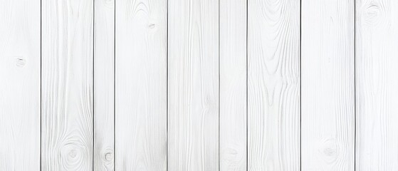 Fototapeta premium White Wooden Planks Texture Background