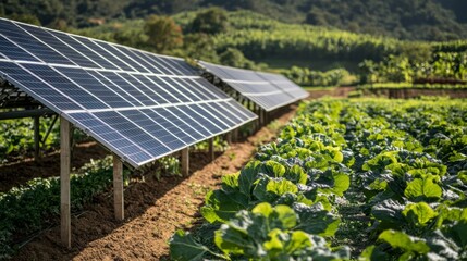 Simultaneous Energy and Crop Production