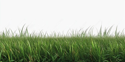 Fototapeta premium Green grass isolated. Natural