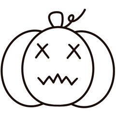 Halloween coloring cute 