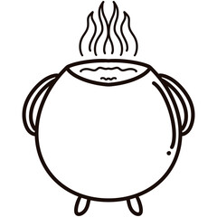 Halloween coloring cute 