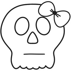 Halloween coloring cute 
