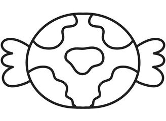 Halloween coloring cute 