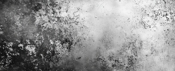 Grunge Texture: Abstract Black and White Distressed Background