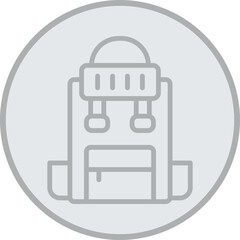 Fototapeta premium Backpack Vector Icon Design
