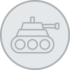 Tank Vector Icon Design