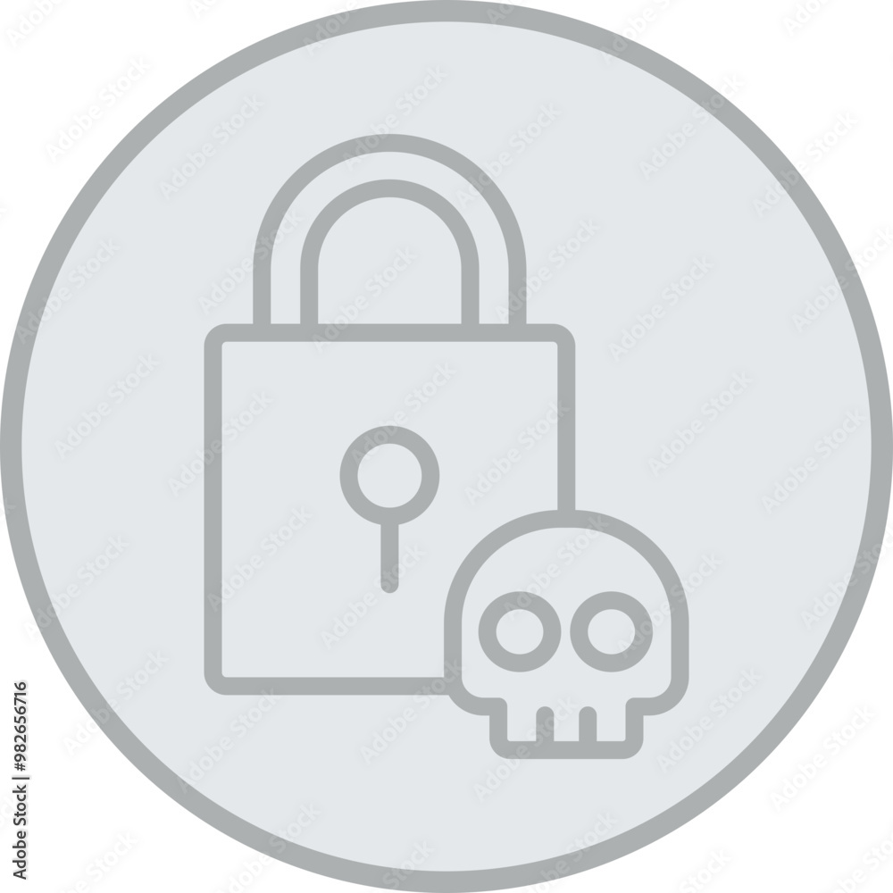 Canvas Prints padlock vector icon design