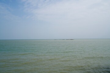 Fototapeta premium Seascape of the Strait of Malacca