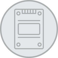 Ssd Vector Icon Design