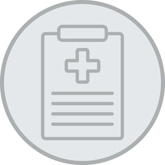 Health Report Vector Icon Design