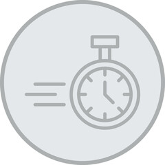 Fast Time Vector Icon Design