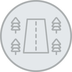 Roadside Vector Icon Design