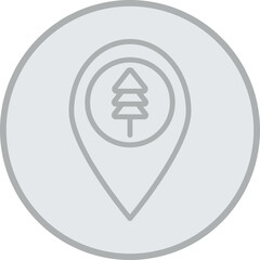 Forest Vector Icon Design