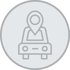 Driving Vector Icon Design